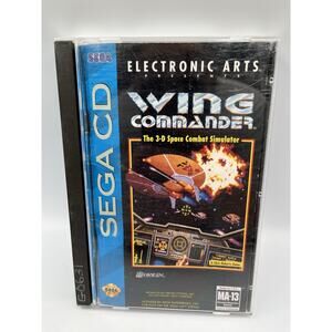 Wing Commander (Sega CD, 1994) CIB Complete W/ Manual Tested!